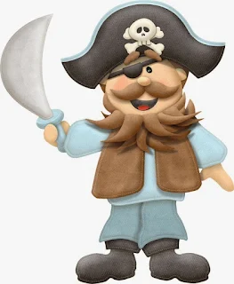 Playing to Be Pirates Clipart