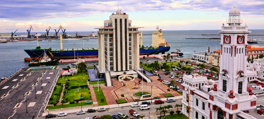 Visita Malecón ciudad Veracruz