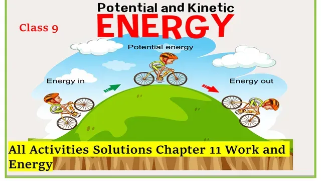 Activities Solutions Chapter 11 Work and Energy