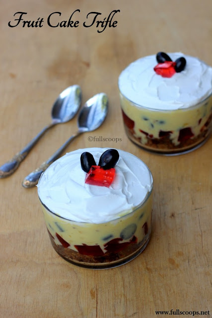 Fruit Cake Trifle