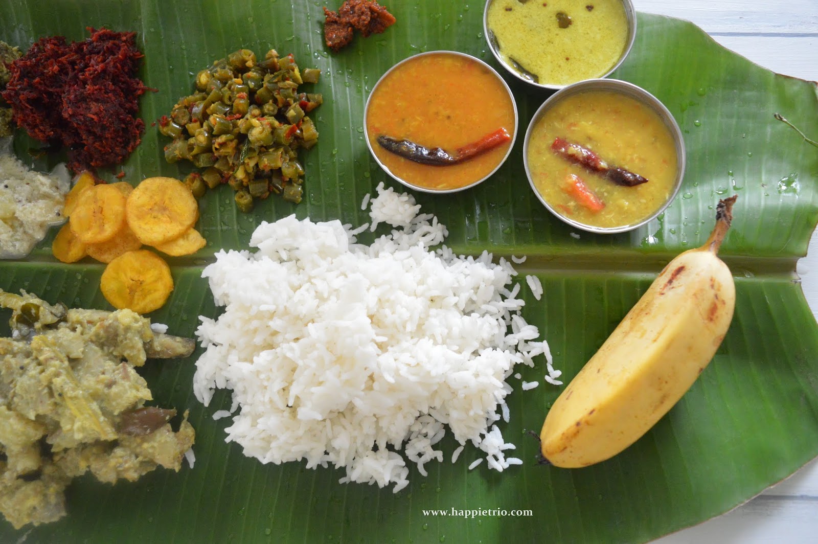 Onam Sadhya Menu 2 | Mini Kerala Onam Sadhya | Kerala ...