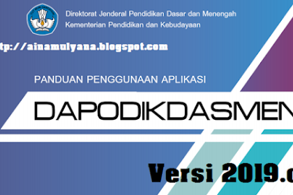 cara mengatasi dapodik 2019c tidak bisa di jalankan di windows 2017