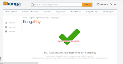 kongapay registration successful