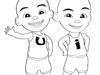 Gambar Mewarna Upin & Ipin