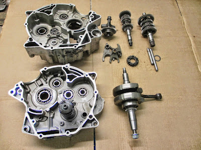 Yamaha YBR 125 Gearbox refitting