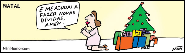 natal: dívidas