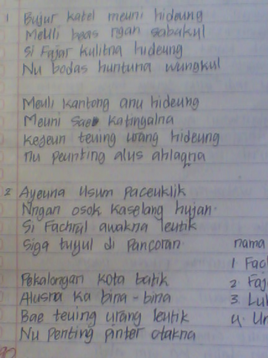 Contoh Nulis Biografi Bahasa Sunda - Downlllll