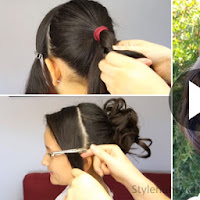 Learn - How To Create Simple And Elegant Hairstyle, See Tutorial