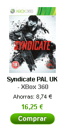 Nuevo precio del juego Syndicate en Zavvi.es