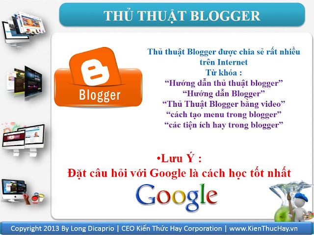 Thiết Kế Website Bằng Blogger  | Thủ thuật Blogger - Từ khóa