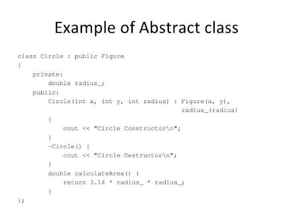 Abstract Class