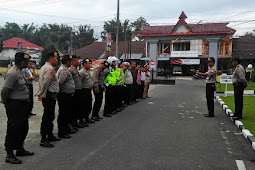 ARAHAN AKP S. SIMANJUNTAK SELAKU PIKET PAWAS KEPADA PERSONIL PIKET FUNGSI