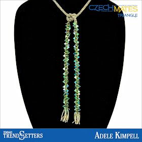 CzechMates Triangle Necklace by Starman TrendSetter Adele Kimpell