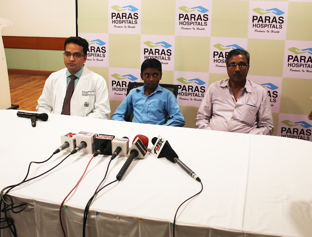 Golf-Ball Size Tumor Removed from 13-Year-Old’s Nasal Cavity, at Paras Hospitals, Gurgaon