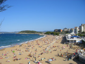 Sardinero beach in Santander