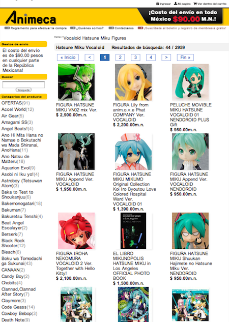 FIGURAS Hatsune Miku Vocaloid