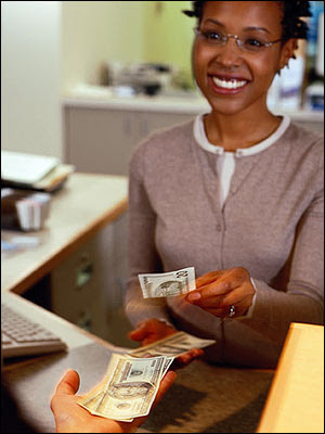 Cashier, Bank Employee