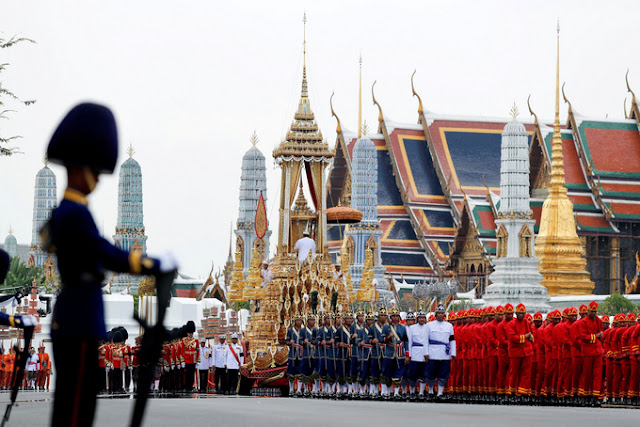  lễ hỏa táng vua Thái Lan