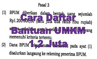 Daftar Bantuan UMKM online gratis