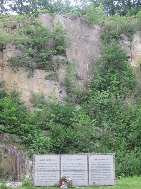 Parachutist's Cliff, Mauthausen Concentration Camp / SouvenirChronicles.blogspot.com