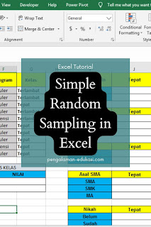 Random Sampling in Excel