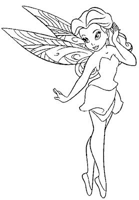 Fairy Coloring Pages on Fairy Coloring Pages