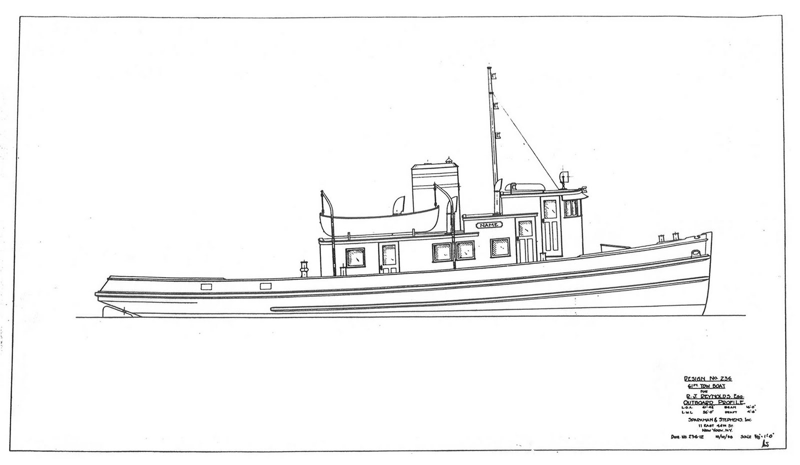 Tugboat Drawing