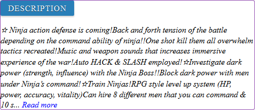Ninja and Zombies game review