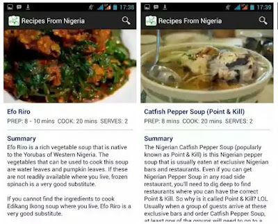 Recipe from Nigeria