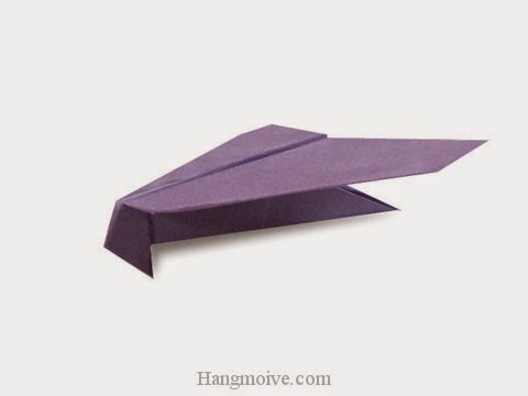 Cách gấp, xếp máy bay F-35 bằng giấy origami phi cao, xa, bay lâu mãi không rơi - Video hướng dẫn xếp hình máy bay - How to fold a paper airplane 7