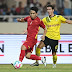 Giao hữu giữa Việt Nam và Dortmund chiến thắng 2-1.