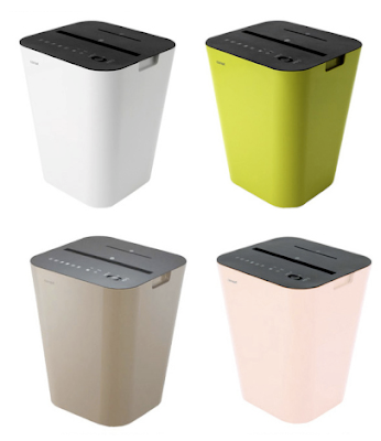 shredders in colors: green, pink, etc.