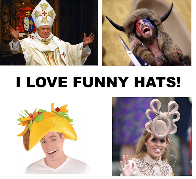 I love Funny Hats! - meme - gvan42