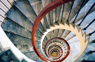 Employee turnover is like spiraling stairs