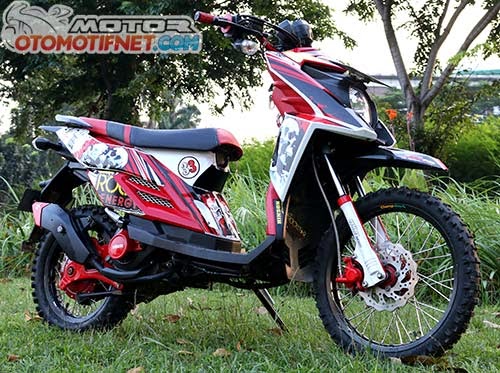 26+ Modifikasi Motor Matic Yamaha X Ride