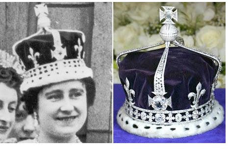 queen elizabeth 1 crown. Koh I nor.