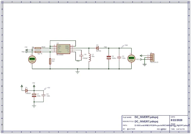 Making A Boost Voltage Inverter Using MC34063A