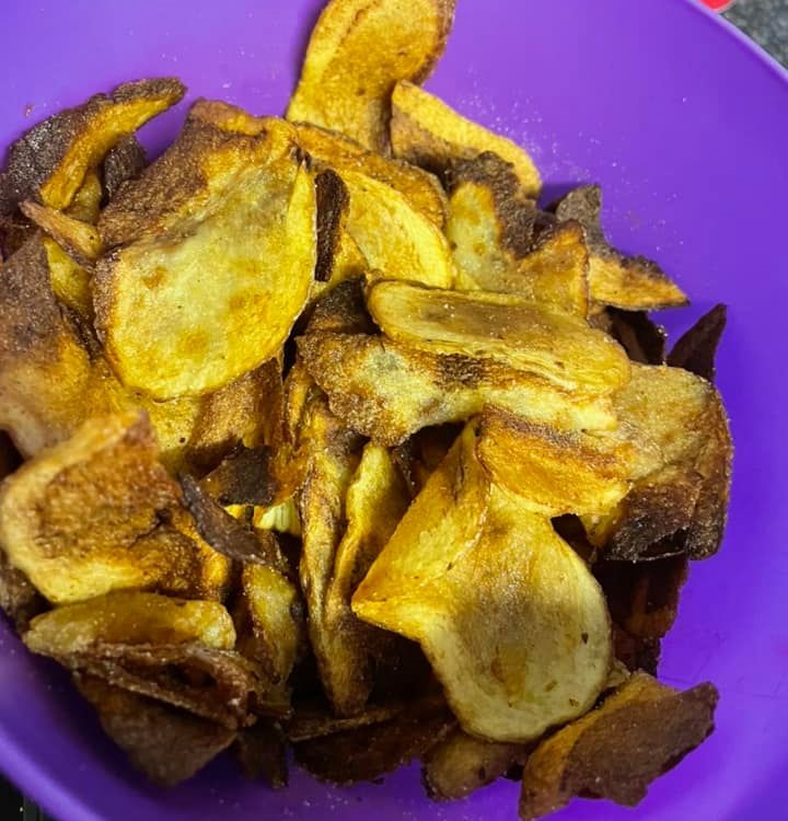 Homemade crisps