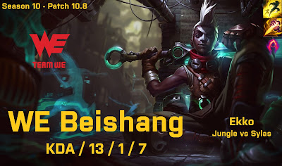 WE Beishang Ekko JG vs Sylas - KR 10.8