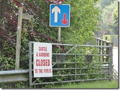 Closed to public - the gate was open and not guards