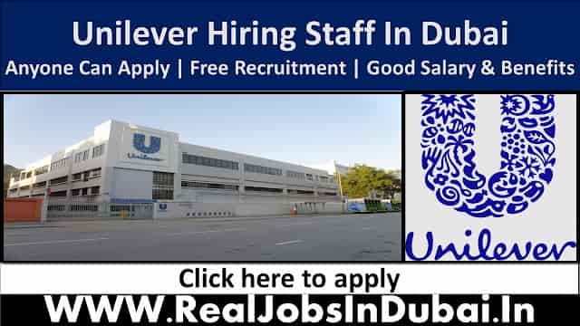 Unilever Careers Jobs Vacancies In Dubai  UAE 2024
