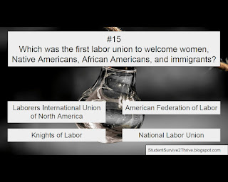 Which was the first labor union to welcome women, Native Americans, African Americans, and immigrants? Answer choices include: Laborers International Union of North America, American Federation of Labor, Knights of Labor, National Labor Union
