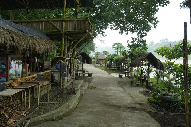 Warung dan Gazebo di Praon Cawan, Bantul