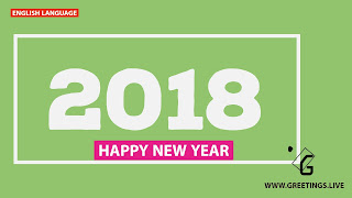 Hd Quality smart green greetings for new Year celebration 