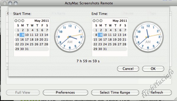 Theo dõi máy Mac từ xa với Screenshots Remote