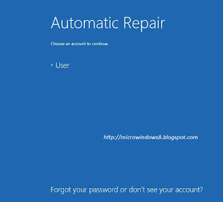How to using Automatic Repair on Windows 8 