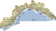 Liguria Cartina Immagini
