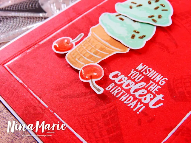 Sunny Studio Stamps: Perfect Popsicles and Two Scoops Guest Spotlight Cards by Nina Marie Trapani