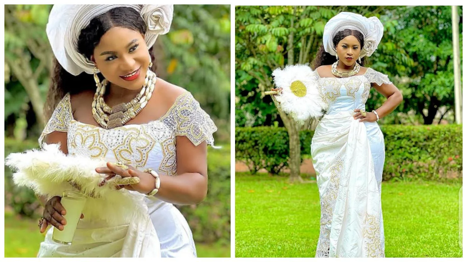 Actress Destiny Etiko stuns in her traditional marriage attire - photos