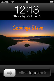  Steve Jobs. You Changed Our Lives. 